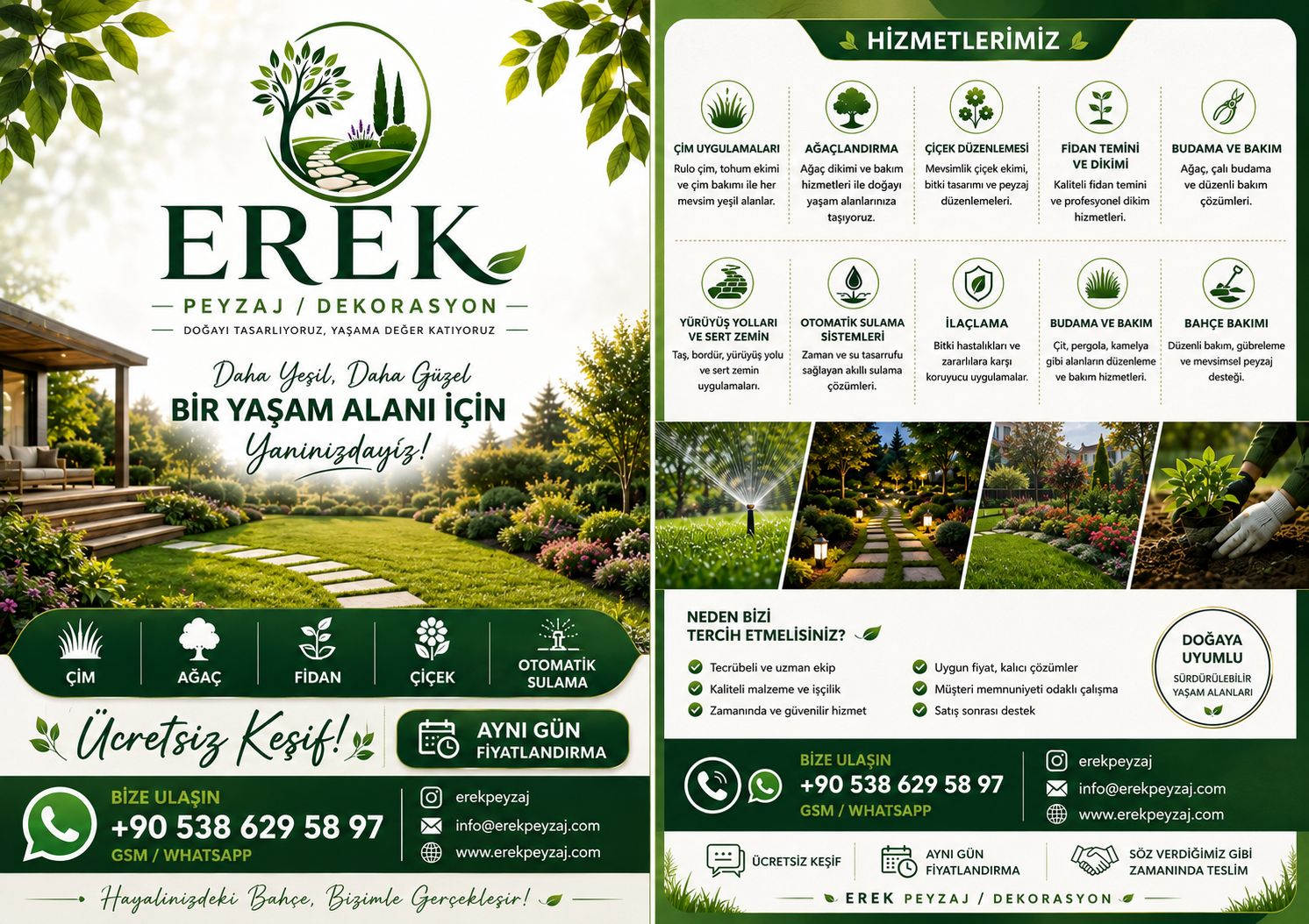 Erek Peyzaj Tanıtım Broşürü